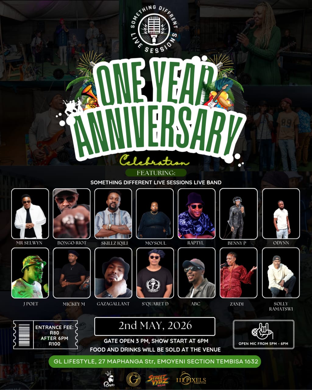 One Year Anniversary Celebration — Something Different Live Sessions